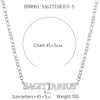 Necklace Titanium Steel Constellation Electroplating
