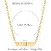 Necklace Titanium Steel Constellation Electroplating
