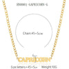 Necklace Titanium Steel Constellation Electroplating