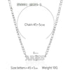Necklace Titanium Steel Constellation Electroplating