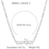Necklace Titanium Steel Constellation Electroplating