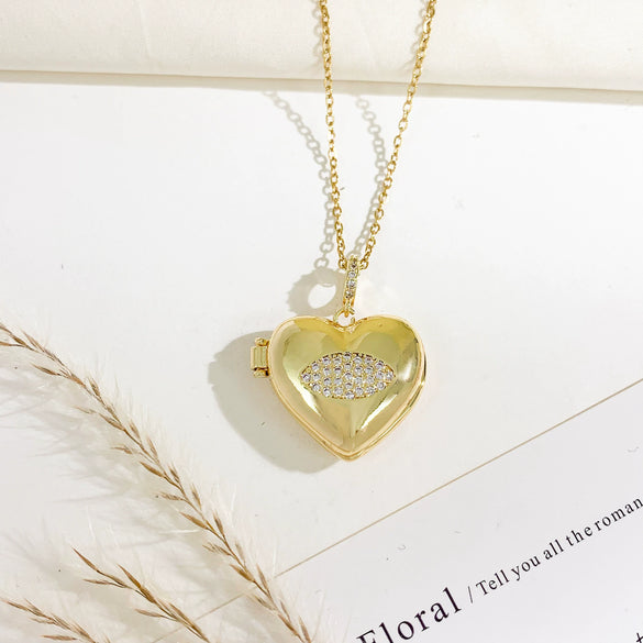 Necklace Titanium Steel Copper Cross Chain Sweet Geometric Real Gold Plated Women's Accessories