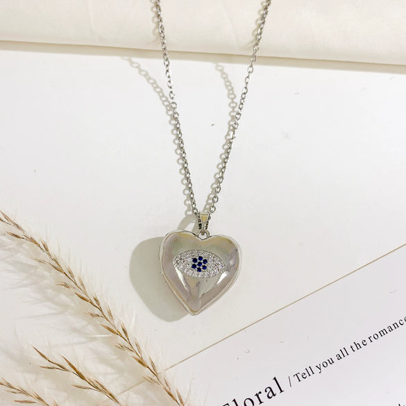 Necklace Titanium Steel Copper Cross Chain Sweet Geometric Real Gold Plated Women's Accessories