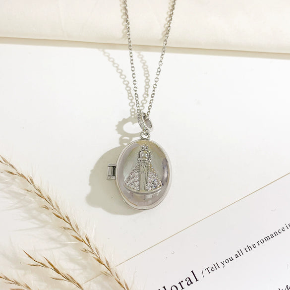 Necklace Titanium Steel Copper Cross Chain Sweet Geometric Real Gold Plated Women's Accessories