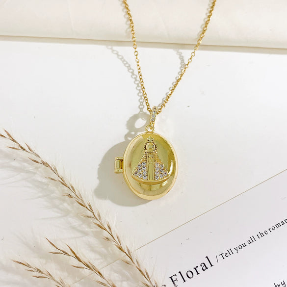 Necklace Titanium Steel Copper Cross Chain Sweet Geometric Real Gold Plated Women's Accessories