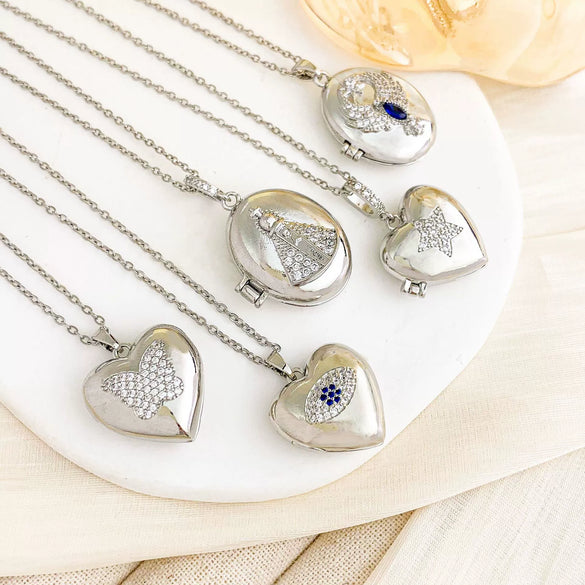 Necklace Titanium Steel Copper Cross Chain Sweet Geometric Real Gold Plated Women's Accessories