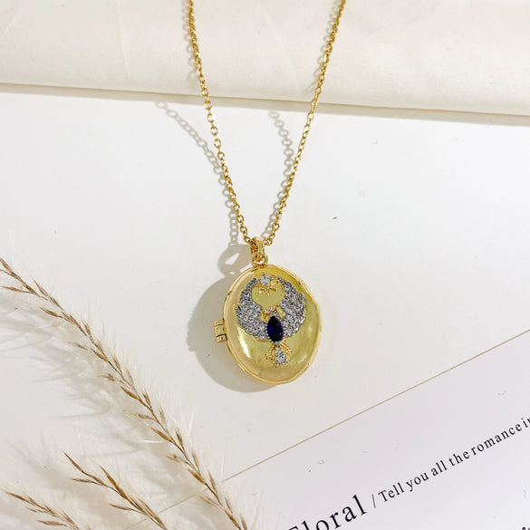 Necklace Titanium Steel Copper Cross Chain Sweet Geometric Real Gold Plated Women's Accessories