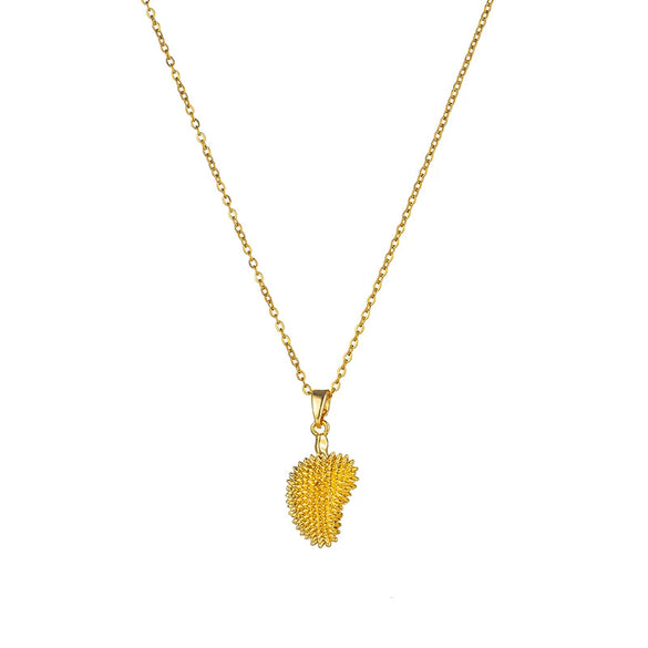 Necklace Titanium Steel Copper Fruit Geometric Diamond Oshaped Chain For Female