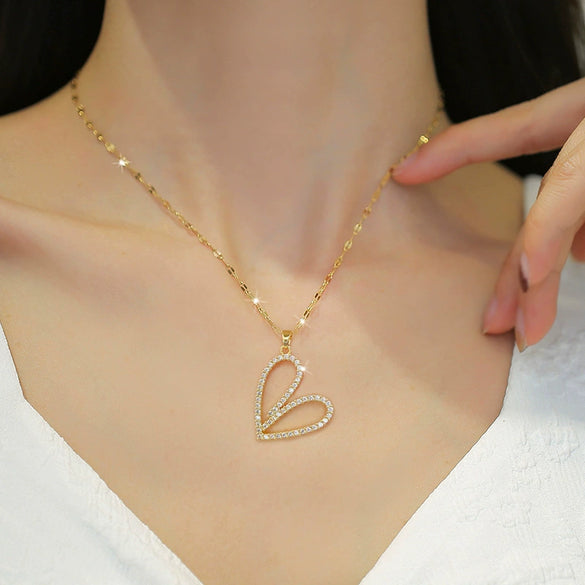 Necklace Titanium Steel Copper Geometric Electroplating For Women