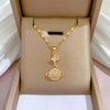 Necklace Titanium Steel Copper Geometric Electroplating Women's