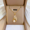 Necklace Titanium Steel Copper Geometric Electroplating Women's