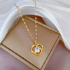 Necklace Titanium Steel Copper Geometric Electroplating Women's