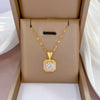 Necklace Titanium Steel Copper Geometric Electroplating Women's