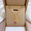 Necklace Titanium Steel Copper Geometric Electroplating Women's