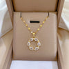 Necklace Titanium Steel Copper Geometric Electroplating Women's