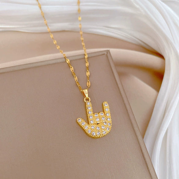 Necklace Titanium Steel Copper Geometric Light Luxury Elegant Gorgeous Unisex
