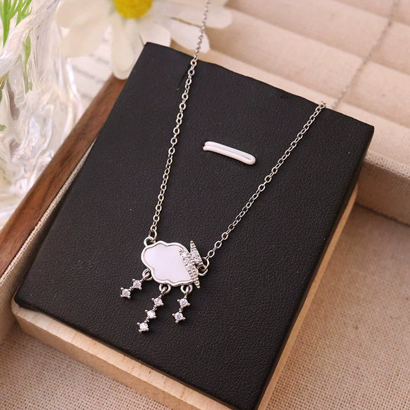 Necklace Titanium Steel Copper Geometric Light Luxury Pendant For Women