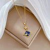 Necklace Titanium Steel Copper Geometric Light Luxury Planet Galaxy Style