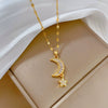 Necklace Titanium Steel Copper Geometric Light Luxury Style