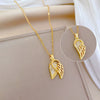 Necklace Titanium Steel Copper Geometric Natural Style Women's Allmatch Clavicle Chain