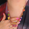 Necklace Titanium Steel Copper Geometric Pattern Electroplating Hip Hop Style Pendant