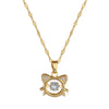 Necklace Titanium Steel Copper Geometric Style For Women
