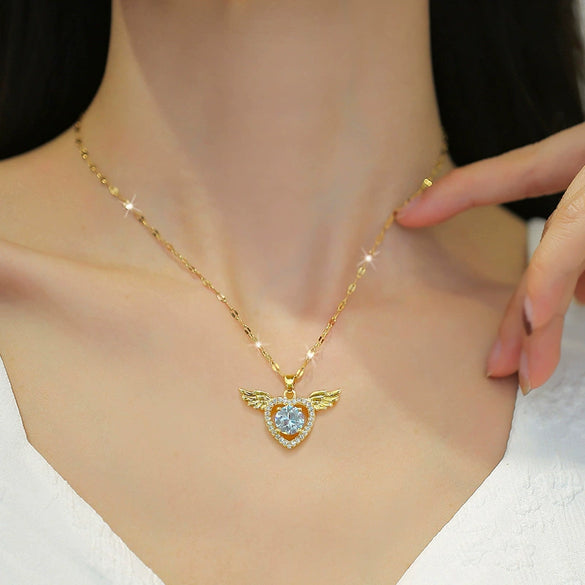 Necklace Titanium Steel Copper Geometric Style