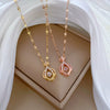 Necklace Titanium Steel Copper Geometric Style