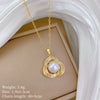Necklace Titanium Steel Copper Hollow Bird's Nest Animal Zodiac Style