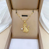 Necklace Titanium Steel Copper Pearl Cat Geometric Light Luxury Elegant Gorgeous For Women
