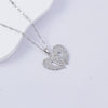 Necklace Titanium Steel Copper Water Wave Chain Cross Pendant Electroplated Light Luxury Elegant Highend Jewelry