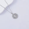 Necklace Titanium Steel Copper Water Wave Chain Cross Pendant Electroplated Light Luxury Elegant Highend Jewelry