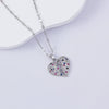 Necklace Titanium Steel Copper Water Wave Chain Cross Pendant Electroplated Light Luxury Elegant Highend Jewelry