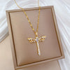 Necklace Titanium Steel Copper Zircon Geometric Light Luxury Elegant Gorgeous Natural Unisex