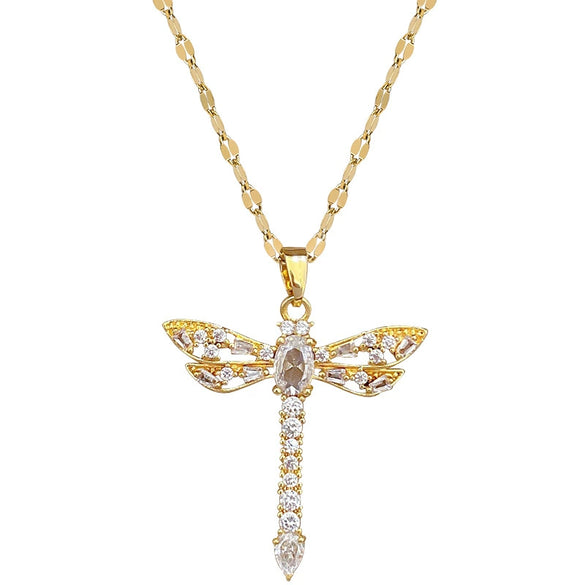 Necklace Titanium Steel Copper Zircon Geometric Light Luxury Elegant Gorgeous Natural Unisex