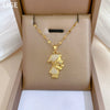 Necklace Titanium Steel Copper Zircon Geometric Style