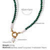 Necklace 316L Stainless Steel Electroplating Freshwater Pearl For Women