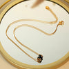 Necklace 316L Stainless Steel Fashion Oil Dropping Design Electroplating Women
