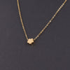 Necklace Titanium Steel Flower Electroplating Pendant