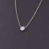 Necklace Titanium Steel Flower Electroplating Pendant