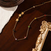 Necklace Titanium Steel Flower Pattern Electroplating Women's Fashion Simple