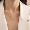 Necklace Titanium Steel Flower Pattern Electroplating Women's Fashion Simple