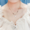 Necklace Titanium Steel Geometric Ball Chain Electroplating