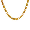 Necklace 316L Stainless Steel Geometric Cuban Chain Electroplating Unisex