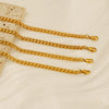Necklace 316L Stainless Steel Geometric Cuban Chain Electroplating Unisex