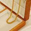 Necklace 316L Stainless Steel Geometric Cuban Chain Electroplating Unisex