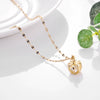 Necklace Titanium Steel Geometric Electroplating For Female