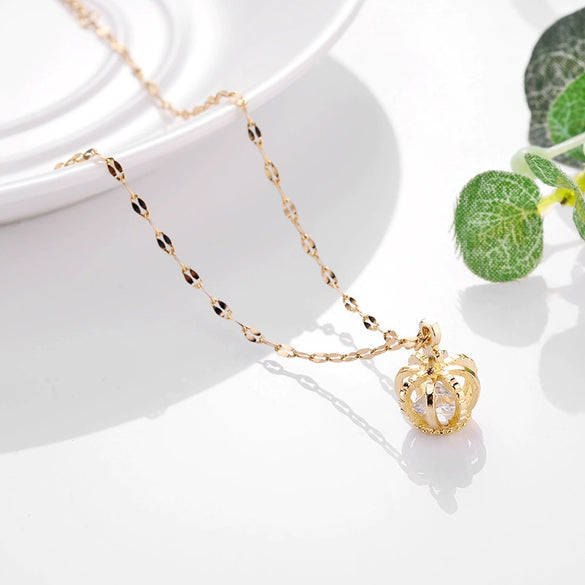 Necklace Titanium Steel Geometric Electroplating For Female