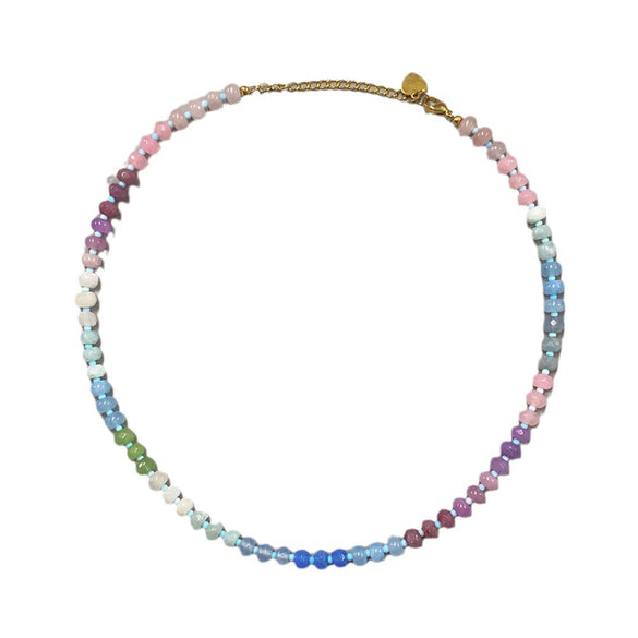 Necklace Titanium Steel Geometric Electroplating For Women
