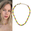 Necklace Titanium Steel Geometric Electroplating For Women